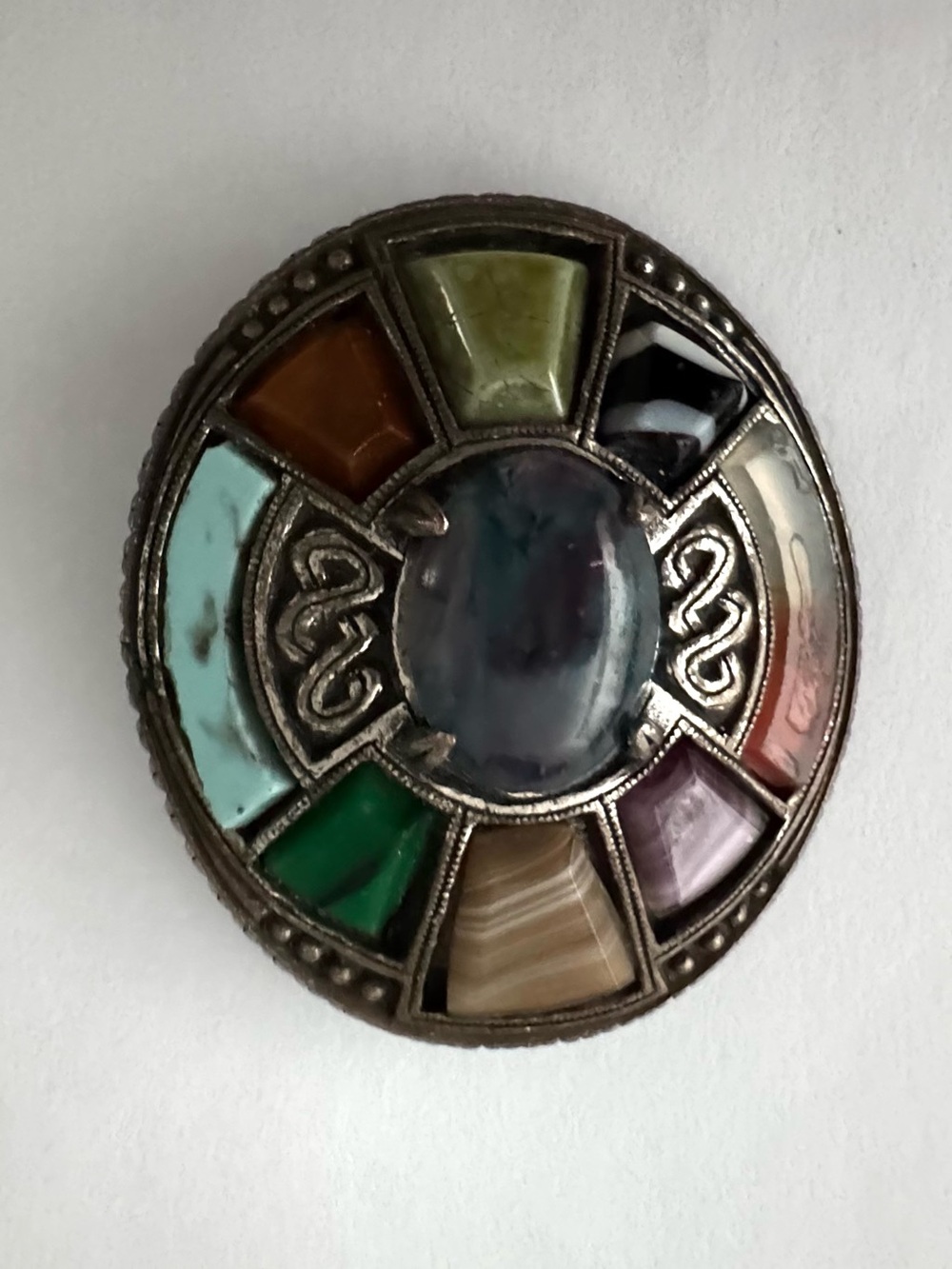 Miracle Scottish Celtic Wheel Brooch